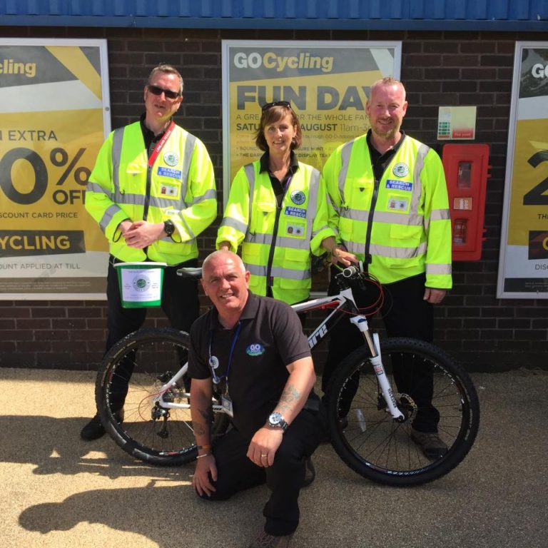 Leicestershire Search and Rescue’s Bike Team gets ready for action