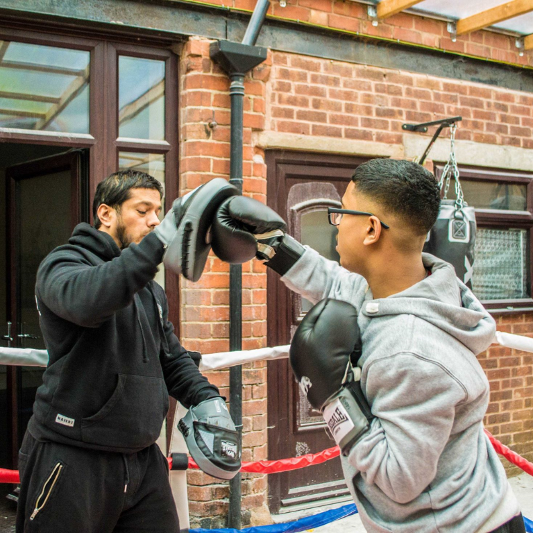 Boxing club supports young people to make a positive changes and overcome challenges